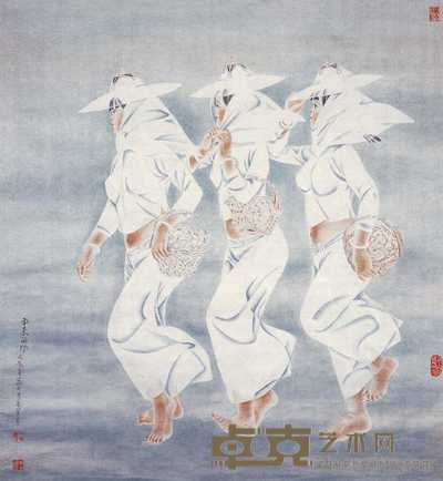 李茀莘 南来的风 立轴 92×84cm